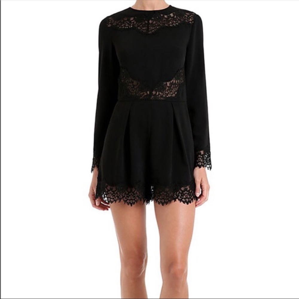 Authentic Zimmerman Crepe Lace Playsuit
